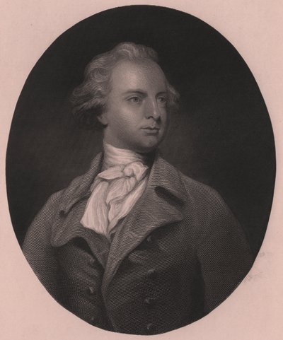 Ritratto di Sir Abraham Hume, Secondo Barone (1749-1838), incisione di G Stodard da un dipinto di Joshua Reynolds, 25x33 cm, Virtue and Co Editore, Londra, circa 1860 da J.B. and Brown J. Rowbotham