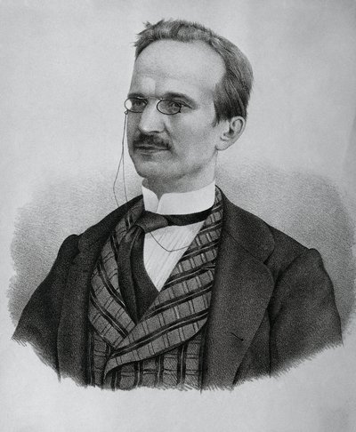 Ritratto di Urbano Rattazzi (1808-1873), politico italiano, litografia da J.B. and Brown J. Rowbotham
