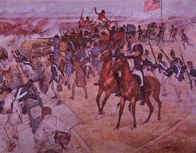 La battaglia di New Orleans da J.B. and Brown J. Rowbotham