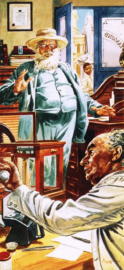 Jacobus Jonker vende il diamante "Jonker" a un commerciante nel 1934 da C.L. Doughty