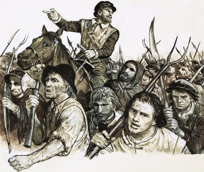 Robert Kett alla guida della rivolta dei contadini da C.L. Doughty