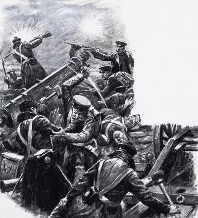 La battaglia di Inkermann, la Carica delle Guardie da C.L. Doughty