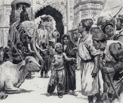 La parata (gouache su carta) da C.L. Doughty