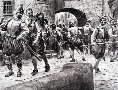 La storia della Francia - soldati in massa a Parigi da C.L. Doughty