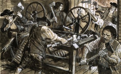 Gli operai sfogano la loro rabbia sulle macchine da C.L. Doughty