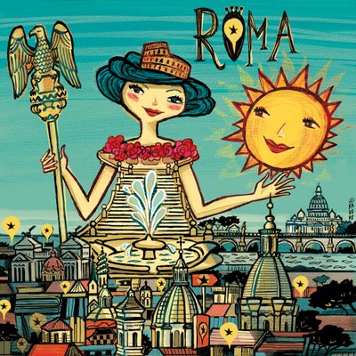 ROMA (inchiostro e digitale) da COSTANZA FAVERO
