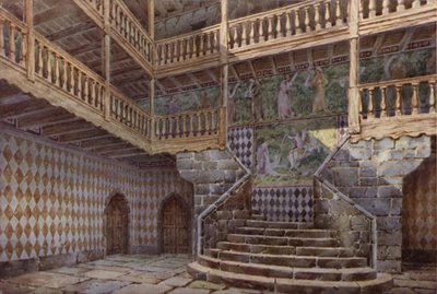 Il Castello di Fenis, vicino a Nus, Val D