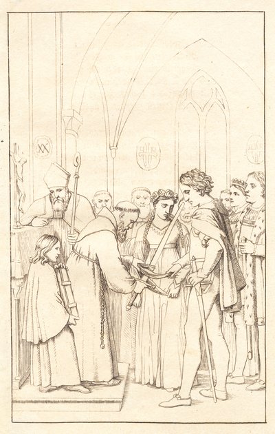 Axel e Valborg. 3° atto da Christoffer Wilhelm Eckersberg
