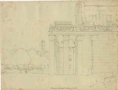 Una parte della Via Sacra, sul Foro Romano con il tempio di Antonio e Faustina e vista verso il Campidoglio, Roma da Christoffer Wilhelm Eckersberg