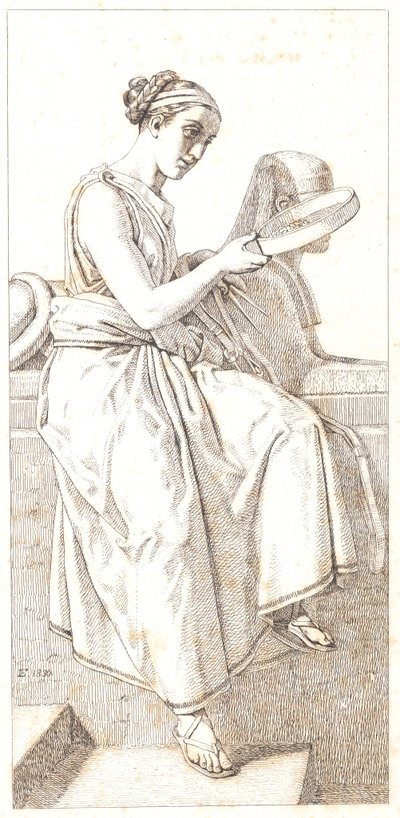 Fornuften. Figura allegorica da Christoffer Wilhelm Eckersberg