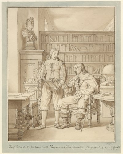 Federico III fa redigere la legge reale da Peder Schumacher da Christoffer Wilhelm Eckersberg