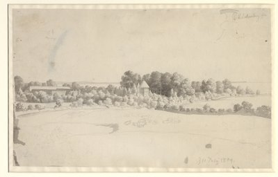 La Tenuta Nordfelt a Møn da Christoffer Wilhelm Eckersberg