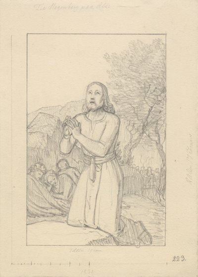 Cristo nel Getsemani da Christoffer Wilhelm Eckersberg