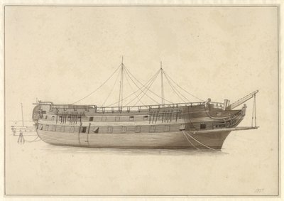 La nave da linea Danimarca nella flotta prima dell