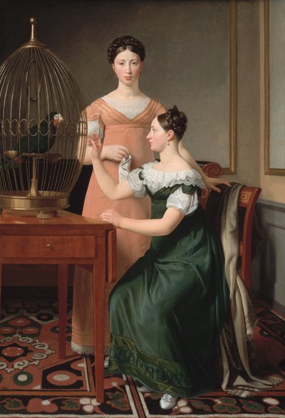 Le figlie maggiori di Mendel Levin Nathanson, Bella e Hanna da Christoffer Wilhelm Eckersberg