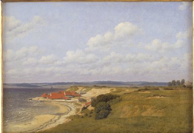 Renbjærg Tileworks presso il Fiordo di Flensburg da Christoffer Wilhelm Eckersberg