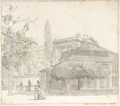 Ristorante Ledoyen presso Place de la Concorde vicino agli Champs-Élysées, Parigi da Christoffer Wilhelm Eckersberg