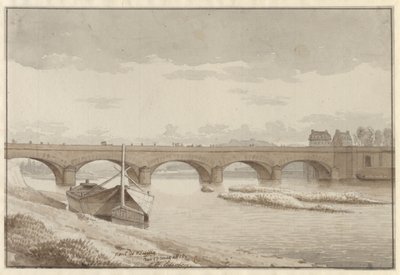 Il ponte della Senna a Neuilly, Parigi, 13 maggio 1812 da Christoffer Wilhelm Eckersberg