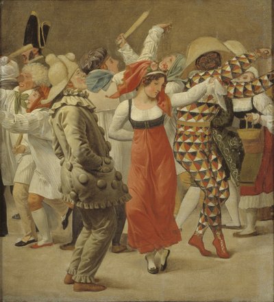 Il Carnevale a Roma. Frammento da Christoffer Wilhelm Eckersberg