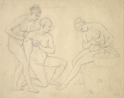 Bozzetto per il quadro delle figlie di Cecrope da Christoffer Wilhelm Eckersberg