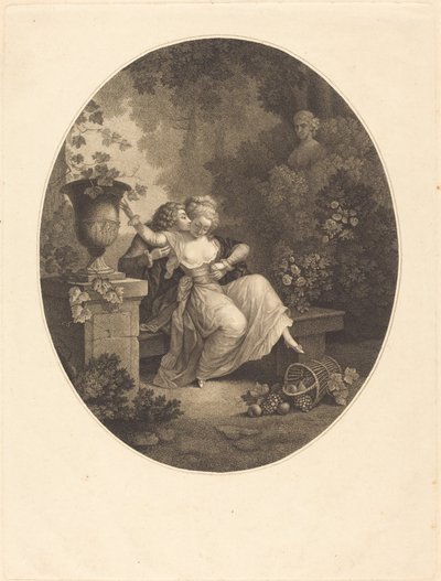 Il cesto rovesciato da C. A. L. Buisson after Charles Michel Ange Challe