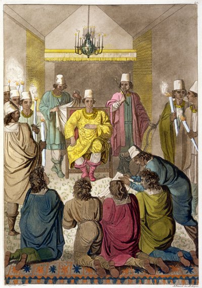 Don Alvaro, re dei congolesi sul suo trono, tavola 42 da 