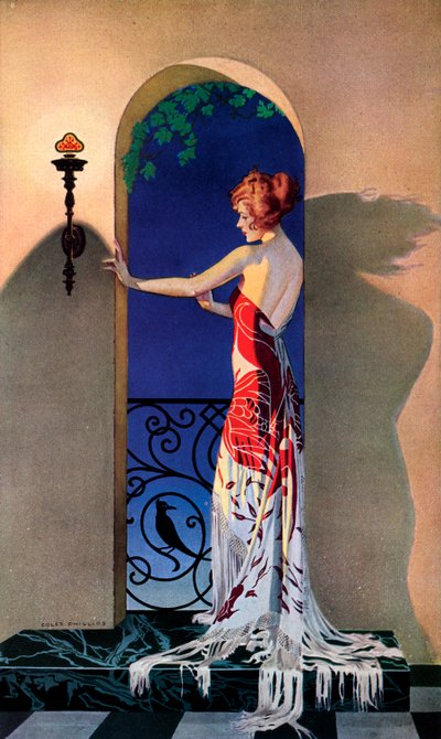 Donna alla moda degli anni 
