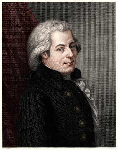Mozart, c1777, XIX secolo da C. Cook