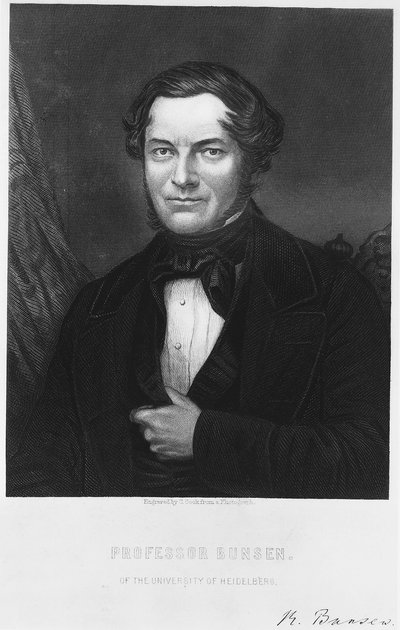Robert Bunsen, chimico tedesco da C. Cook