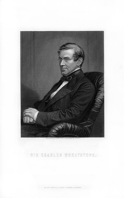 Sir Charles Wheatstone, inventore britannico da C. Cook