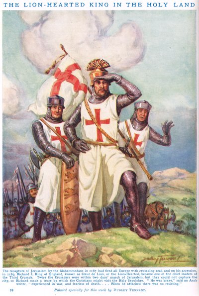 Ritratto di Riccardo I, Il Cuor di Leone in Terra Santa, da 