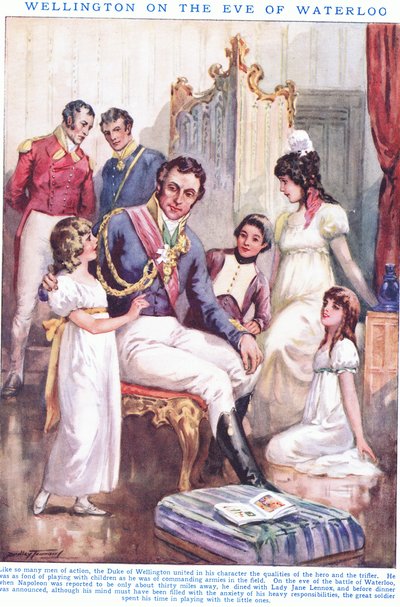 Wellington alla vigilia di Waterloo AD 1815 da C. Dudley Tennant