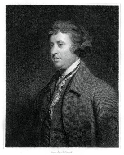 Edmund Burke, statista anglo-irlandese, autore, oratore, teorico politico e filosofo, 1834 da C. E. Wagstaff