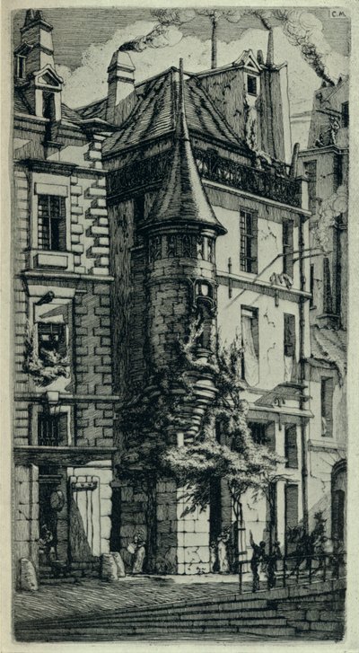 Torretta, Rue de la Tixeranderie, 1915 da C. H. Meryon
