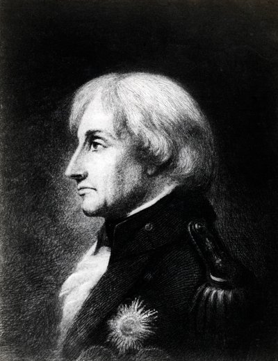Lord Nelson a Merton House nei primi di settembre 1805, 19° secolo da C John M Whichelo