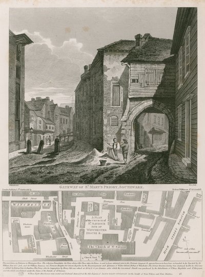 Portale del Priorato di Santa Maria, Southwark da C. John Mayle Whichelo