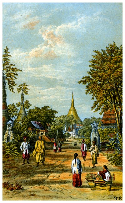 La pagoda Shwe Dragon, Rangoon da C Kegan Paul