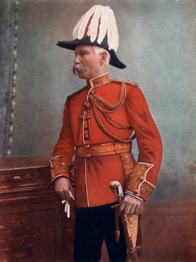 Maggior Generale GH Marshall, Comandante Artiglieria Reale, Forza di Campo Sudafricana, 1902 da C Knight
