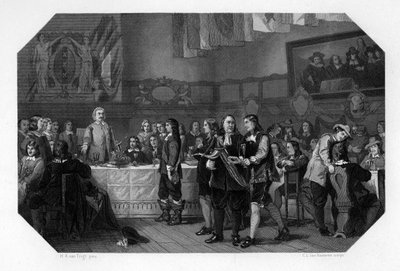 Festa di San Luca, Amsterdam, Paesi Bassi, 21 ottobre 1653 da Domenico del Barbiere