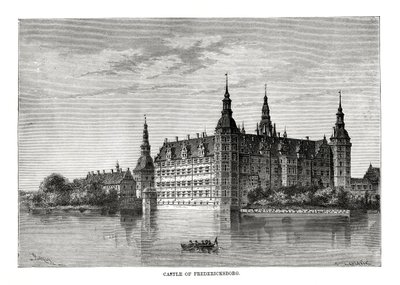 Castello di Frederiksborg, Copenaghen, Danimarca, 1879 da C. Laplante