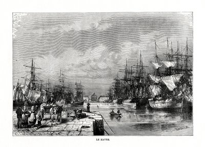 Le Havre, Normandia, Francia settentrionale, 1879 da C. Laplante