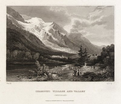 Villaggio e valle di Chamounix da C. Reiss