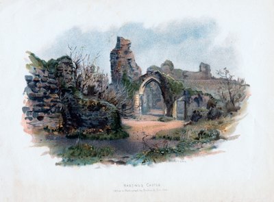 Castello di Hastings, Sussex, 1895 da C. Wilkinson