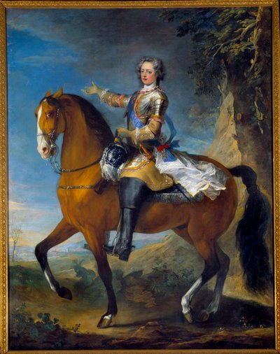 Ritratto equestre di Luigi XV (1710-1774), Re di Francia, all