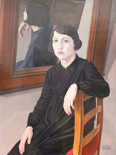 Donna allo specchio da Cagnaccio di San Pietro