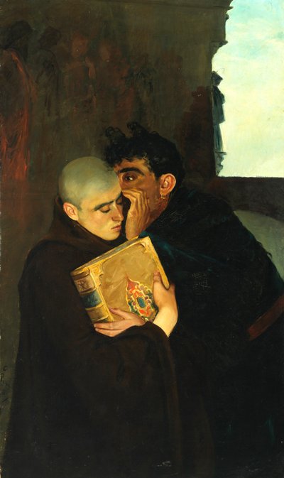 Il ragno nel chiostro, 1881 da Calcedonio Reina