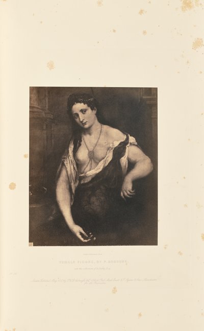 Figura femminile, di P. Bordone da Caldesi and Montecchi
