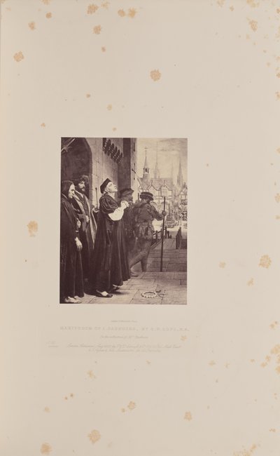 Martirio di L. Saunders, di C.W. Cope, R.A. da Caldesi and Montecchi