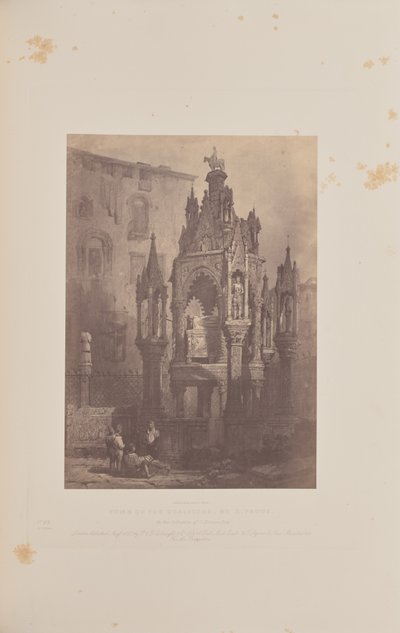 Tomba degli Scaligeri, di S. Prout da Caldesi and Montecchi