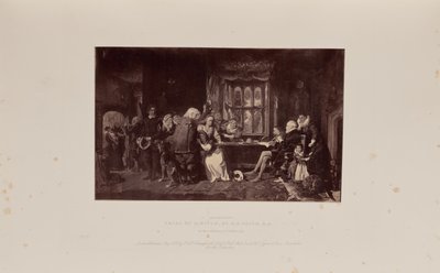 Processo a una strega, di W.P. Frith, R.A. da Caldesi and Montecchi